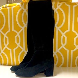 Women’s size 8 Halogen Black Suede over knee boots